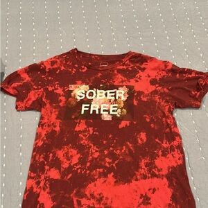 Red Tie-Dye Kids Shirt